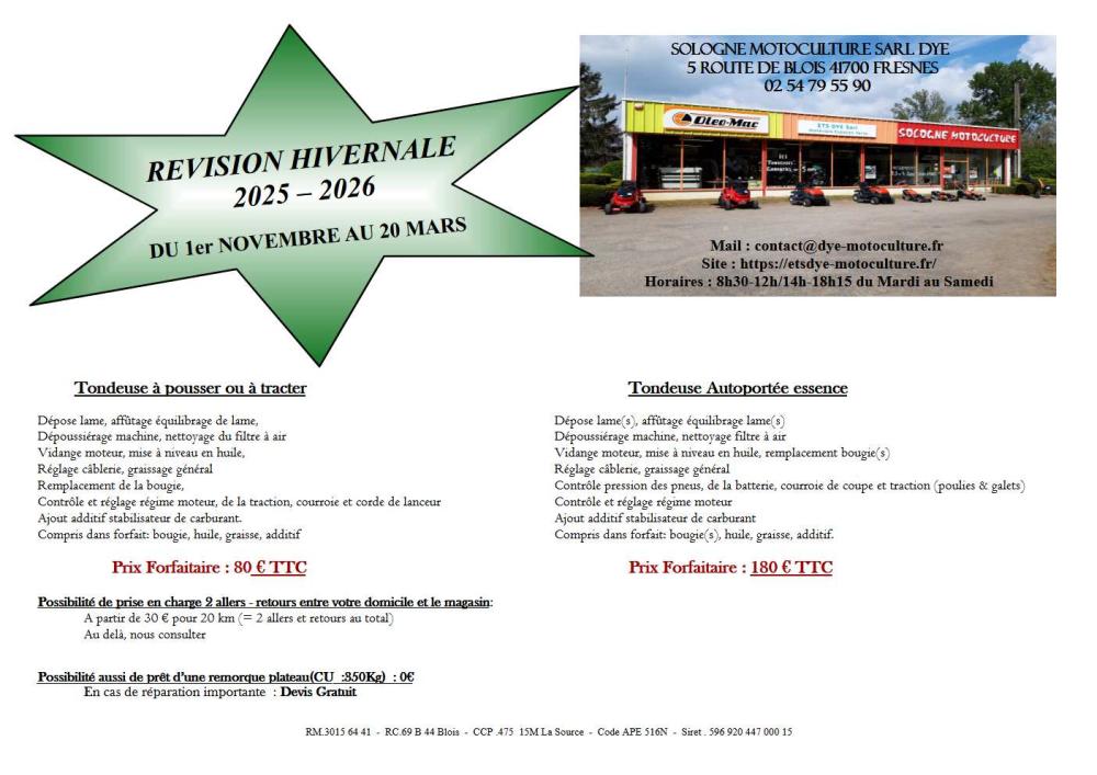 FLYER REVISION HIVERNALE 2025-2026